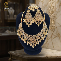 Royal Golden Bridal Mala Set